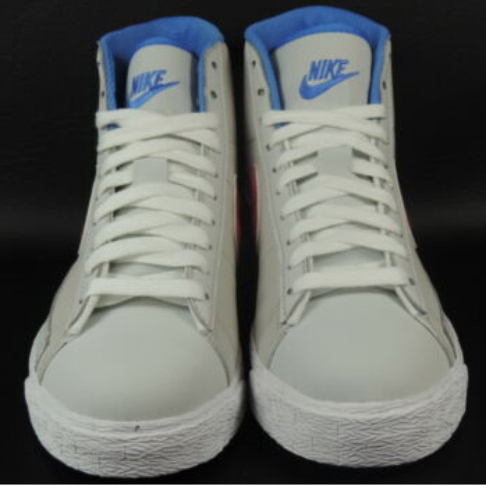 Nike Blazer Mid GS Grade School Youth Shoes Grey p - Picture 4 of 8